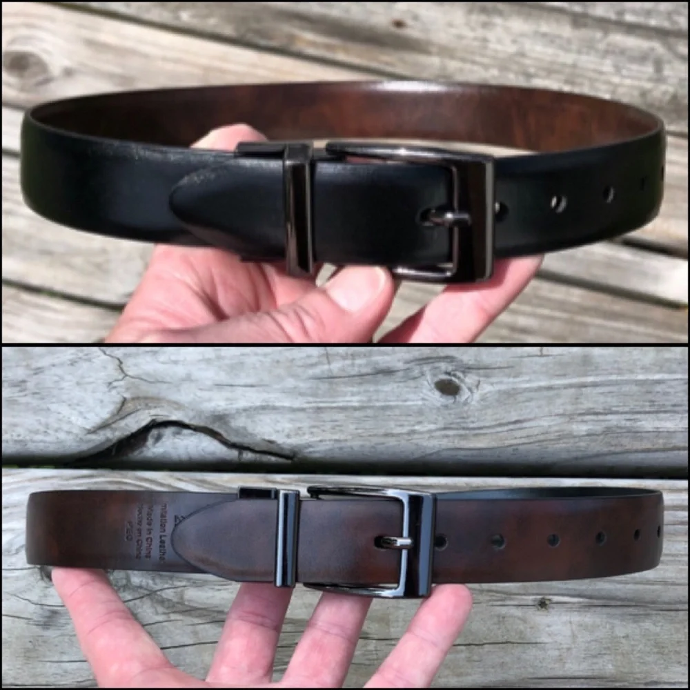 Boys Dickies Reversible Leather Belt! EUC!